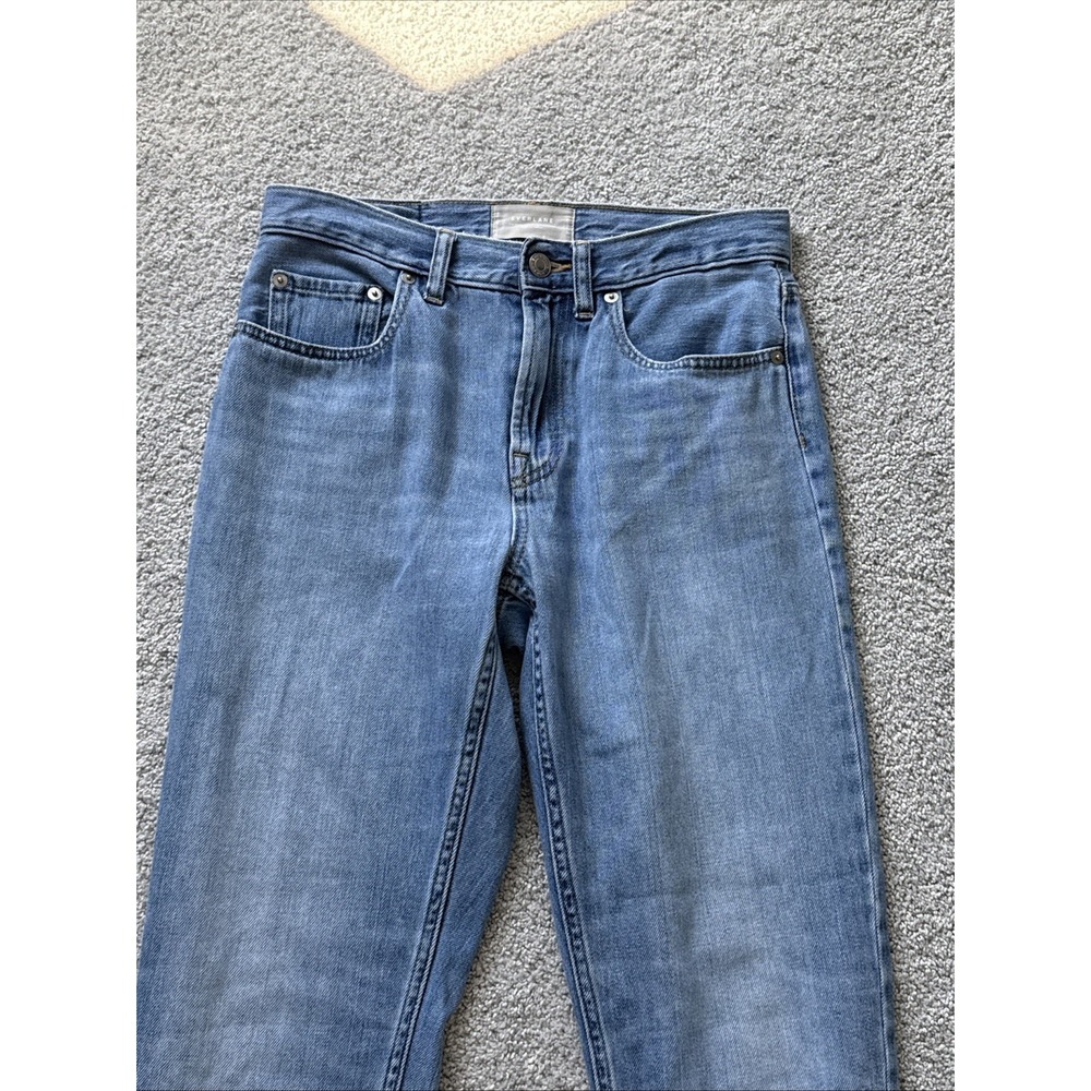 Everlane Ankle Skinny Jeans Size 26 Waist Mid Rise Blue Denim 98% Cotton Stretch - Picture 2 of 7